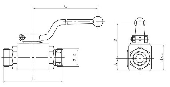 高壓球芯截止閥